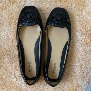 Michael Kors Black Flats, 7.5, new
